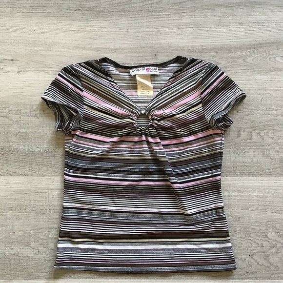 Wrapper Other - Striped Blouse